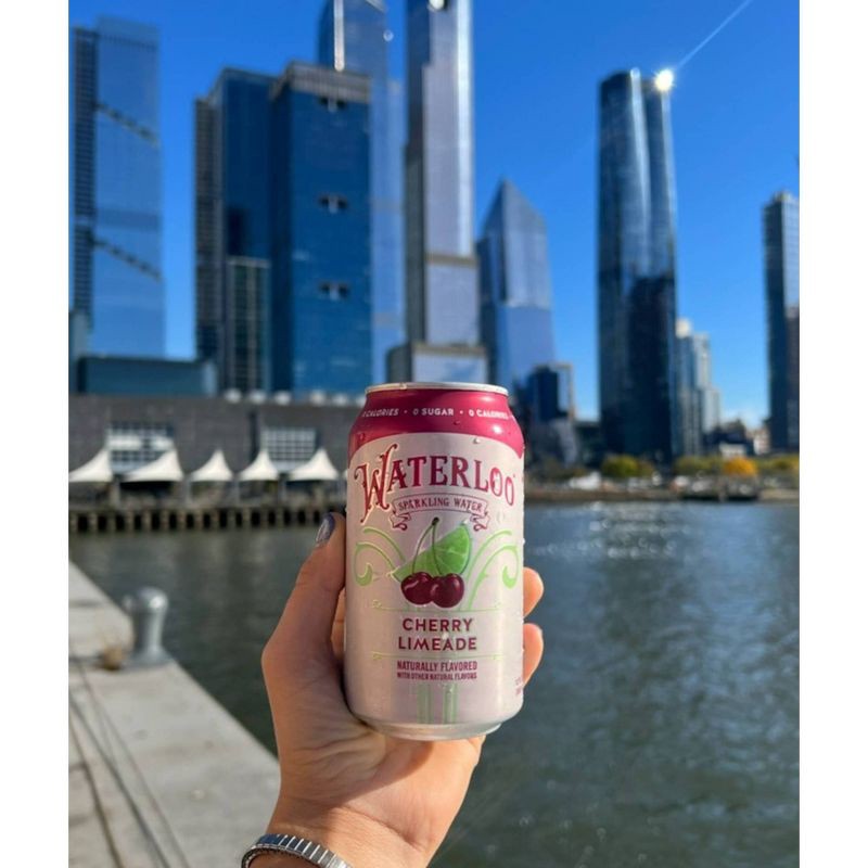 slide 6 of 6, Waterloo Sparkling Water Waterloo Cherry Limeade Sparkling Water - 8pk/12 fl oz Cans, 8 ct; 12 fl oz