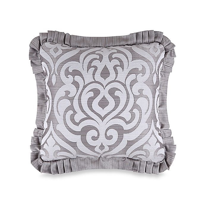 slide 1 of 1, J. Queen New York Luxembourg Square Throw Pillow - Antique Silver, 1 ct