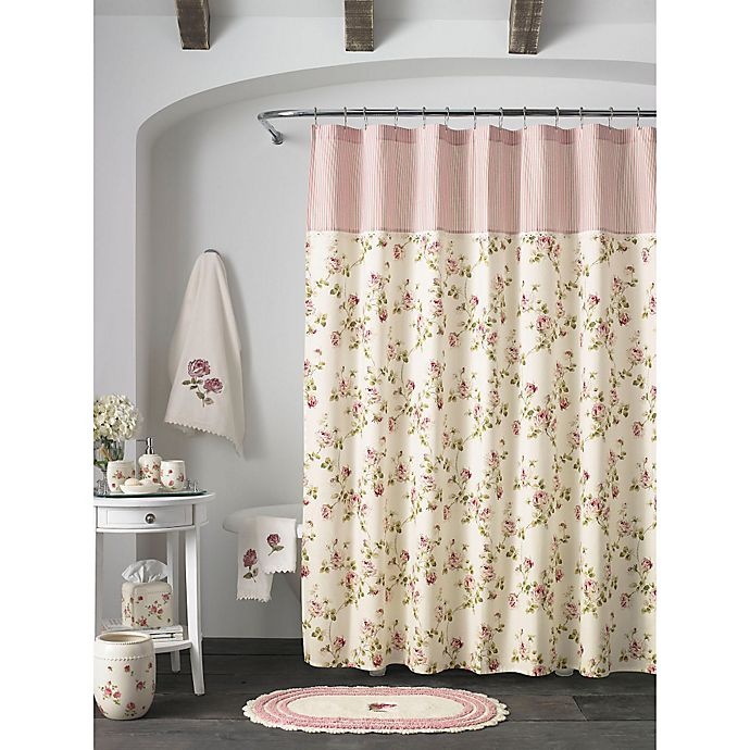 slide 1 of 1, J. Queen New York Piper & Wright Rosalie Shower Curtain, 1 ct