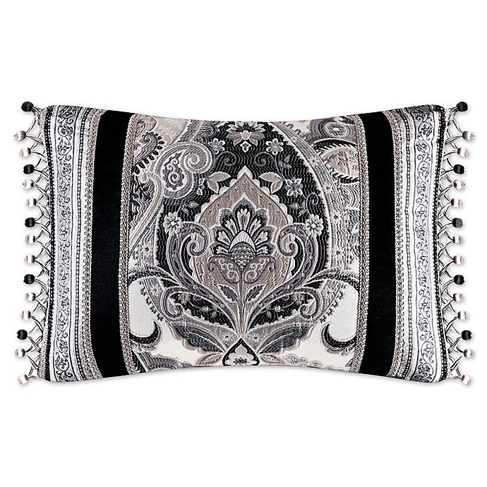 slide 1 of 1, J. Queen New York Guiliana Oblong Throw Pillow - Silver, 15 in x 21 in