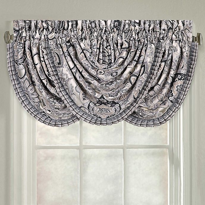 slide 2 of 2, J. Queen New York Guiliana Window Valance - Silver, 1 ct