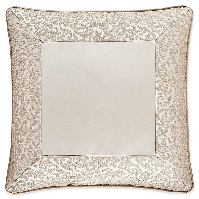 slide 1 of 2, J. Queen New York La Scala Square Throw Pillow - Gold, 18 in
