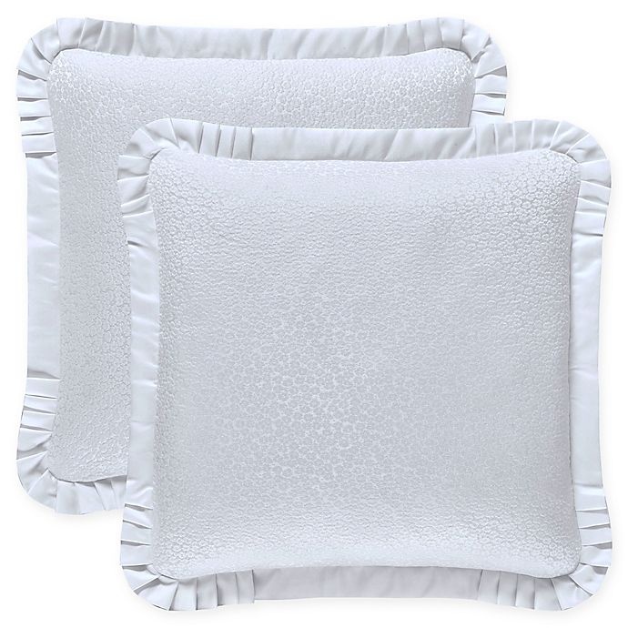 slide 1 of 1, J. Queen New York Carmella European Pillow Sham - White, 1 ct