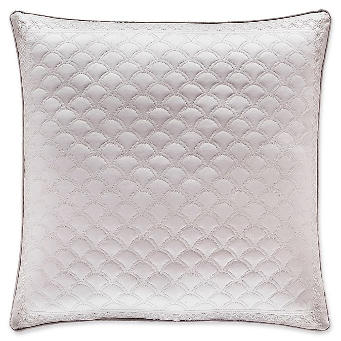 slide 1 of 1, J. Queen New York Zilara Square Throw Pillow - Pearl, 1 ct