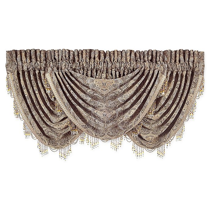 slide 3 of 3, J. Queen New York Provence Waterfall Valance - Stone, 1 ct