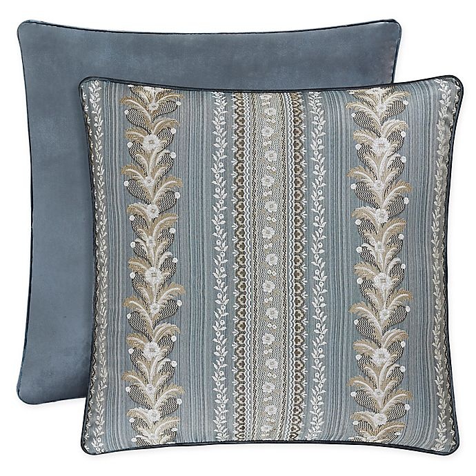 slide 1 of 1, J. Queen New York Crystal Palace European Pillow Sham - French Blue, 1 ct