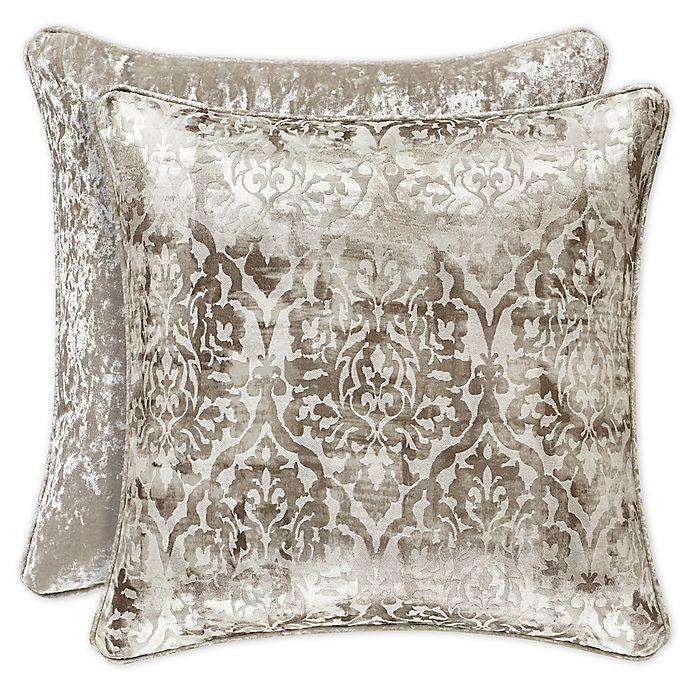 slide 2 of 2, J. Queen New York Dream Square Throw Pillow - Natural, 20 in