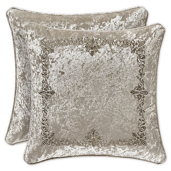 slide 2 of 2, J. Queen New York Dream Square Throw Pillow - Natural, 18 in