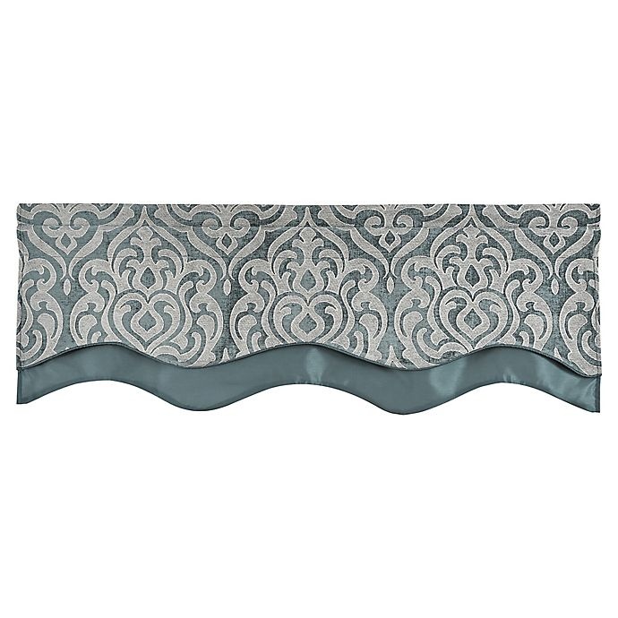 slide 3 of 3, J. Queen New York Sicily Window Valance - Teal, 1 ct