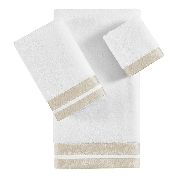 slide 2 of 2, J. Queen New York Lenore Bath Towel - Gold, 1 ct