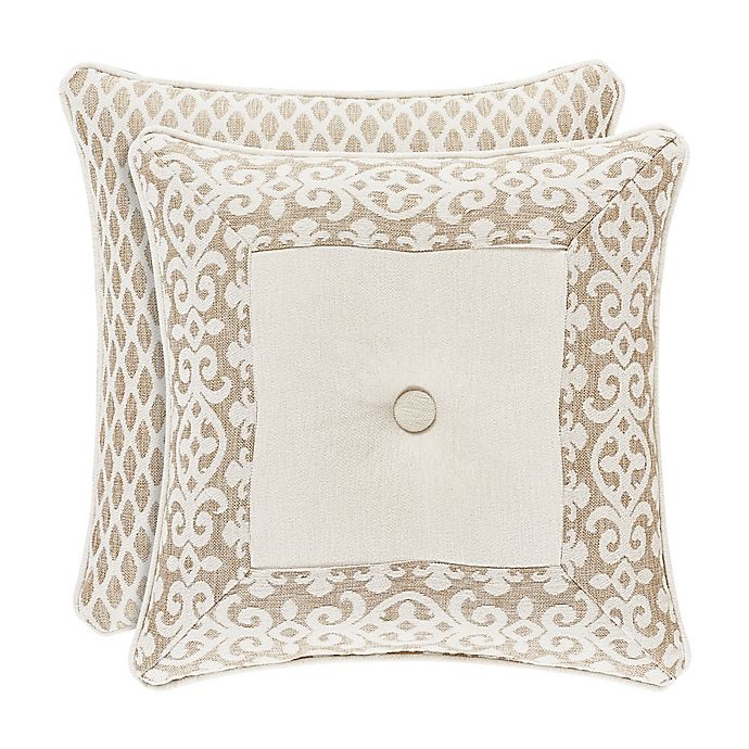 slide 1 of 1, J. Queen New York Milano Square Throw Pillow - Sand, 1 ct