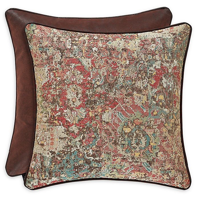 slide 1 of 1, J. Queen New York Katonah Square Throw Pillow - Brown, 20 in