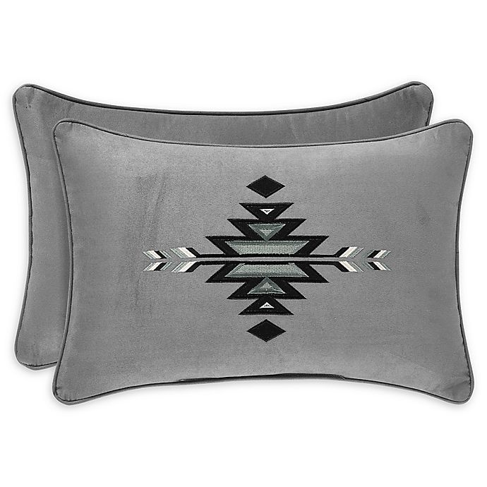 slide 1 of 1, J. Queen New York J.Queen New York Brandon Boudoir Throw Pilllow - Graphite, 1 ct