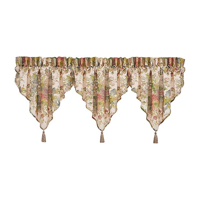 slide 2 of 2, J. Queen New York Floral Park Ascot Window Valance - Blush, 1 ct