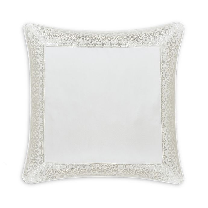 slide 1 of 2, J. Queen New York Cordelia European Pillow Sham - White, 1 ct