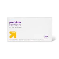 Disposable Napkins - 250ct - White - up & up™