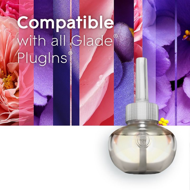 slide 13 of 13, Glade PlugIns Scented Oil Air Freshener Refills - Rose & Bloom - 1.34oz/2pk, 2 ct; 1.34 oz