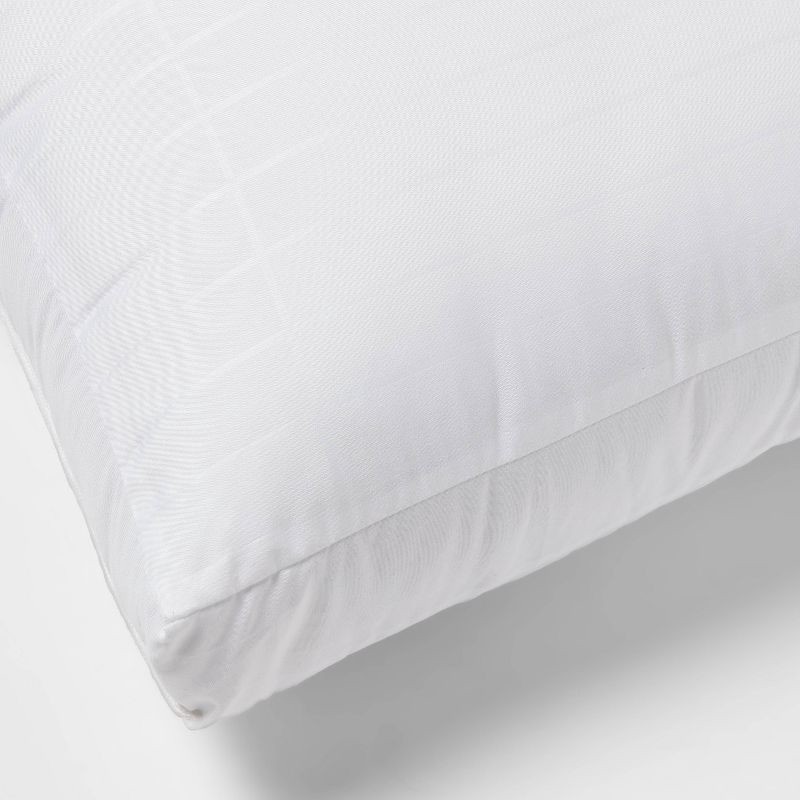 slide 4 of 4, Standard/Queen Firm/Extra Firm Machine Washable Overfilled Plush Bed Pillow - Room Essentials™, 1 ct