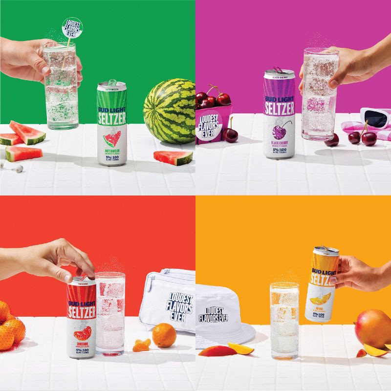 slide 3 of 11, Bud Light Seltzer Hard Soda Variety - 12pk/12 fl oz Cans, 12 ct; 12 fl oz
