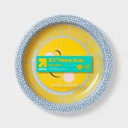 Smiling Sun Paper Plate 8.5" - 55ct - up&up™