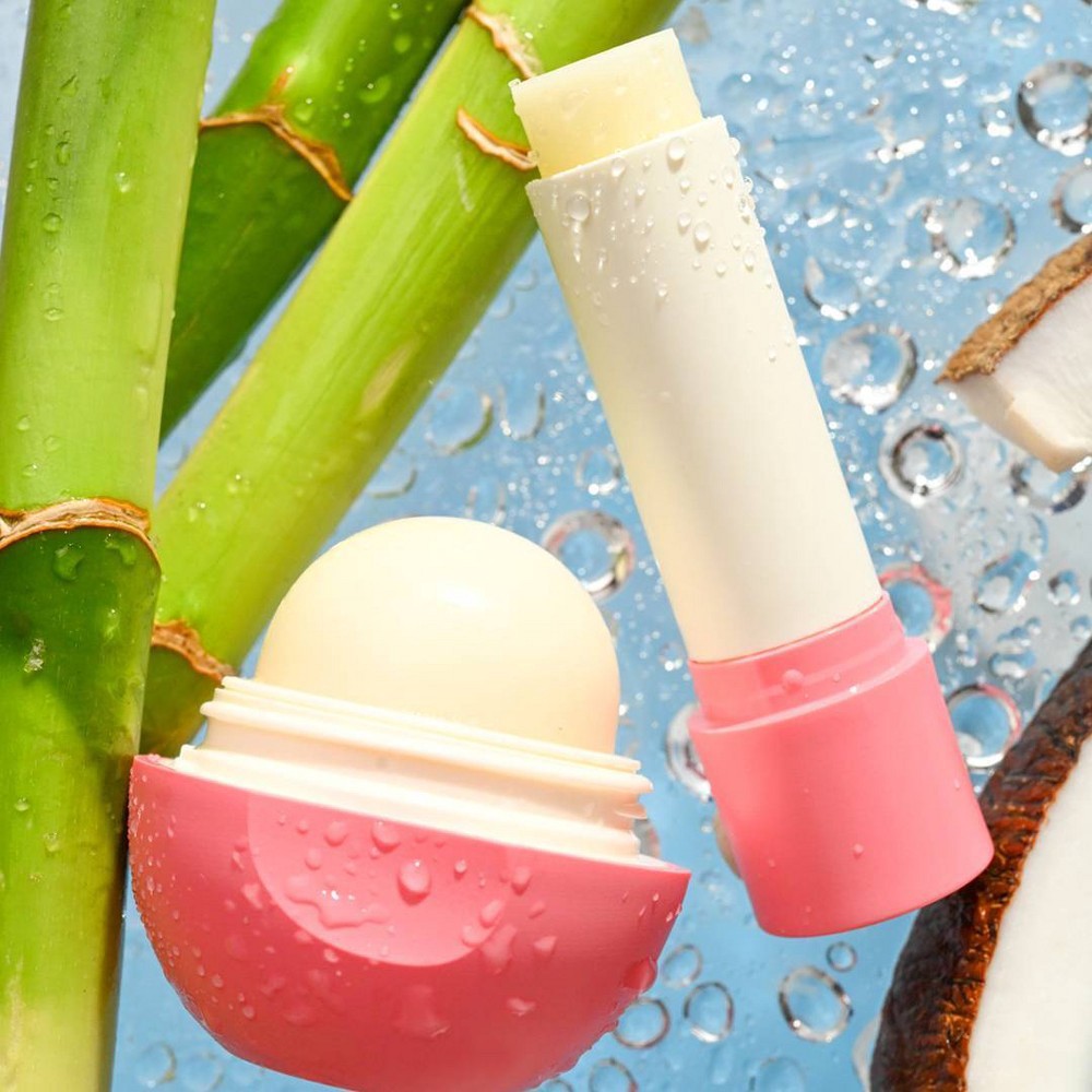 slide 2 of 4, eos Coconut Sugarcane Stick and Sphere Lip Balm Combo - 2ct, 2 ct