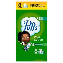Puffs Plus Lotion Facial Tissue - 8pk/992ct