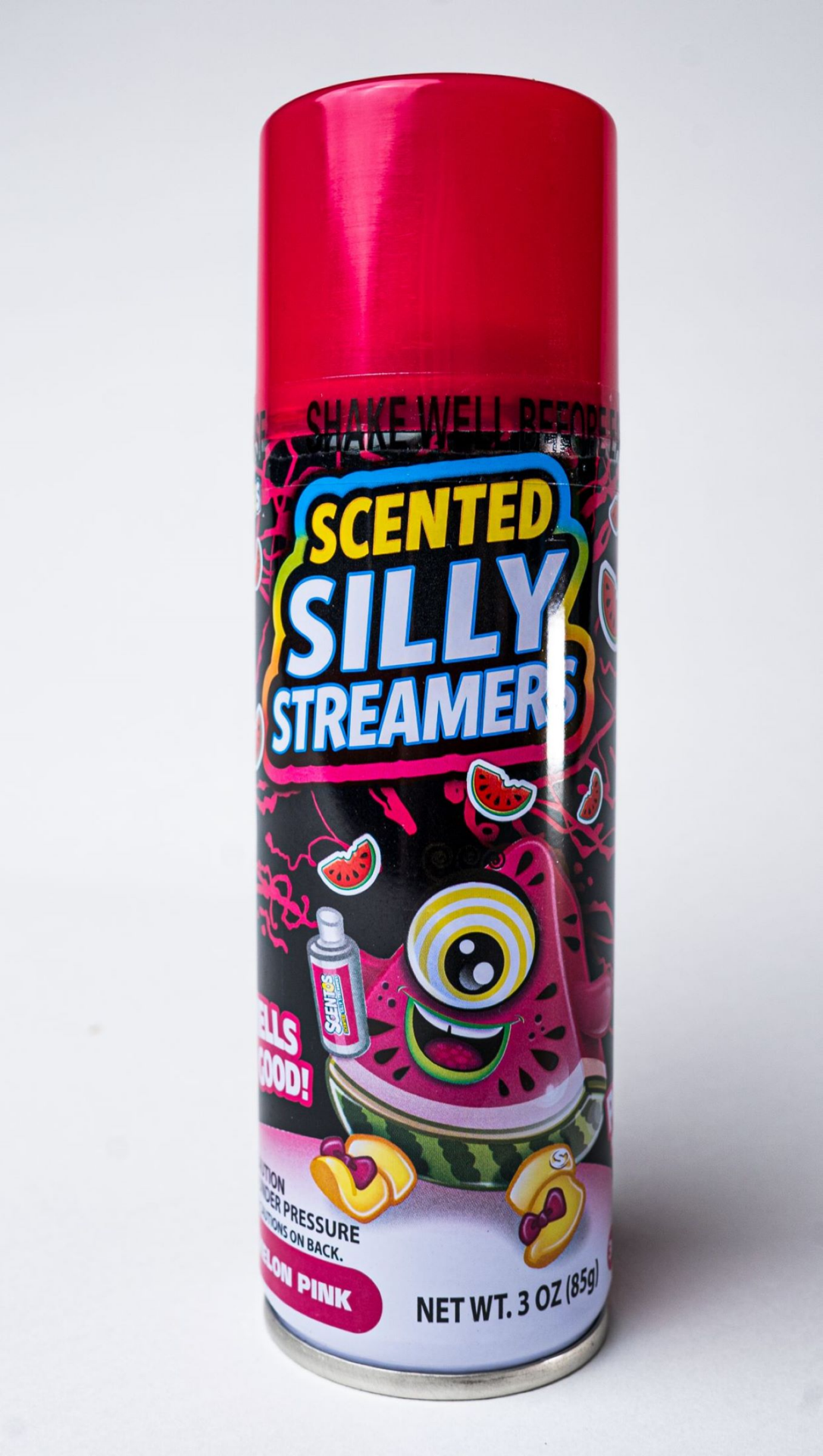 slide 3 of 4, Scentos Scented Silly Streamers Party Decoration Green: Foam Party Strings for Kids, All Occasions, No Assembly Required, 1 ct