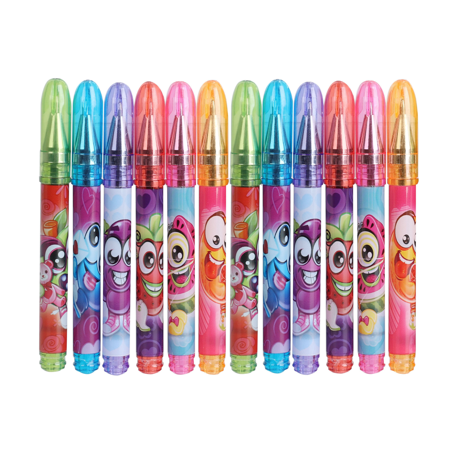 slide 3 of 3, Valentines Day Scentos Scented Mini Pens, 12 ct