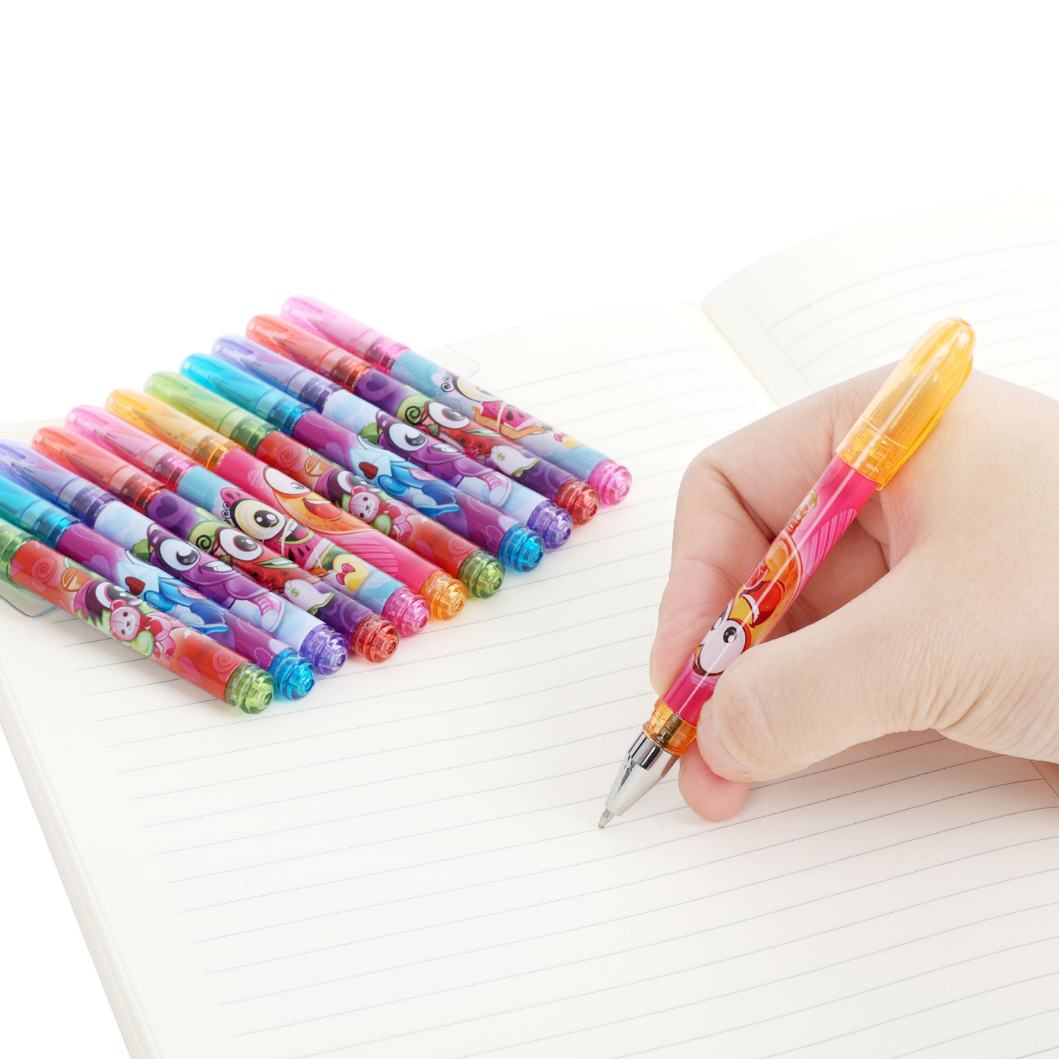 slide 2 of 3, Valentines Day Scentos Scented Mini Pens, 12 ct