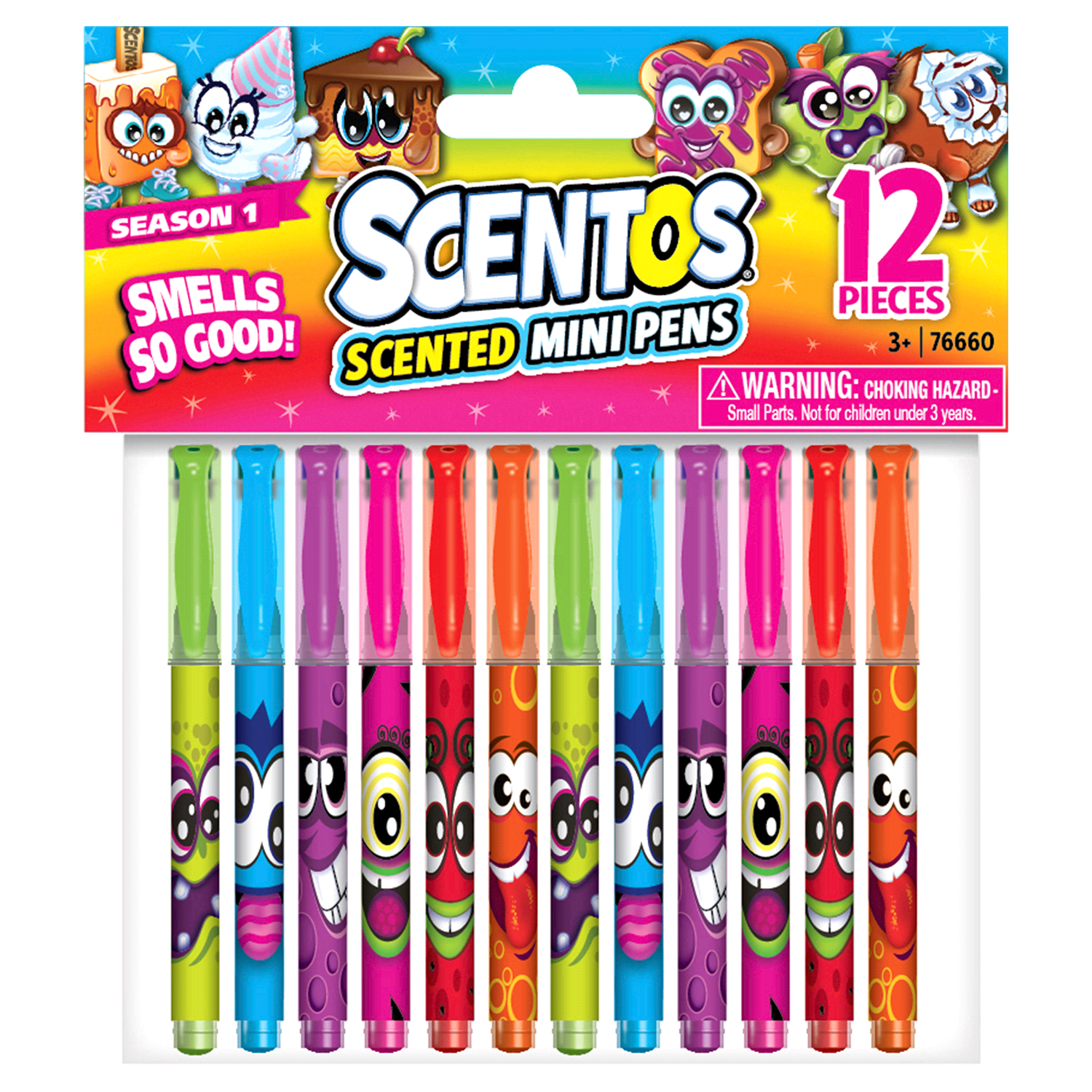 slide 1 of 1, Scentos Scented Mini Pens, 12 ct, 12 ct