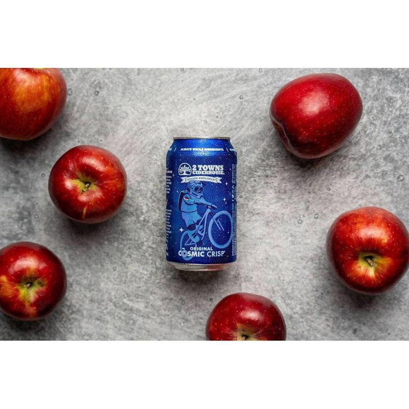 slide 4 of 5, 2 Towns Ciderhouse Cosmic Crisp Imperial Cider - 6pk/12.7 fl oz Cans, 6 ct, 12.7 fl oz
