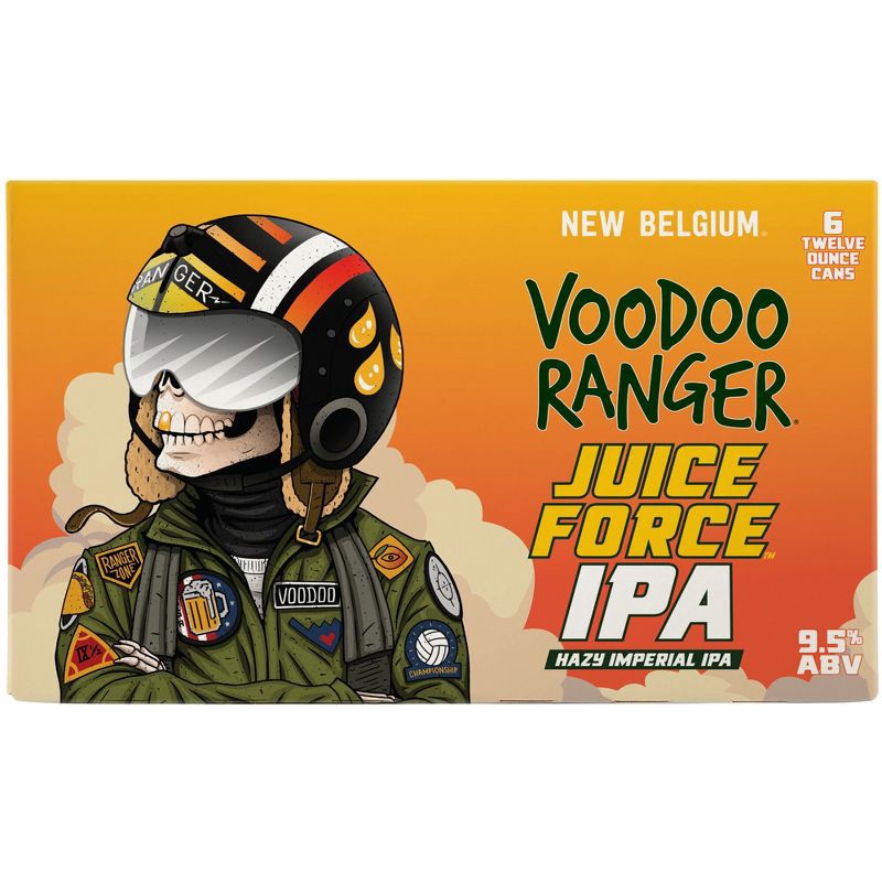 slide 12 of 12, New Belgium Voodoo Ranger Juice Force IPA Beer - 6pk/ 12 fl oz Cans, 6 ct; 12 fl oz