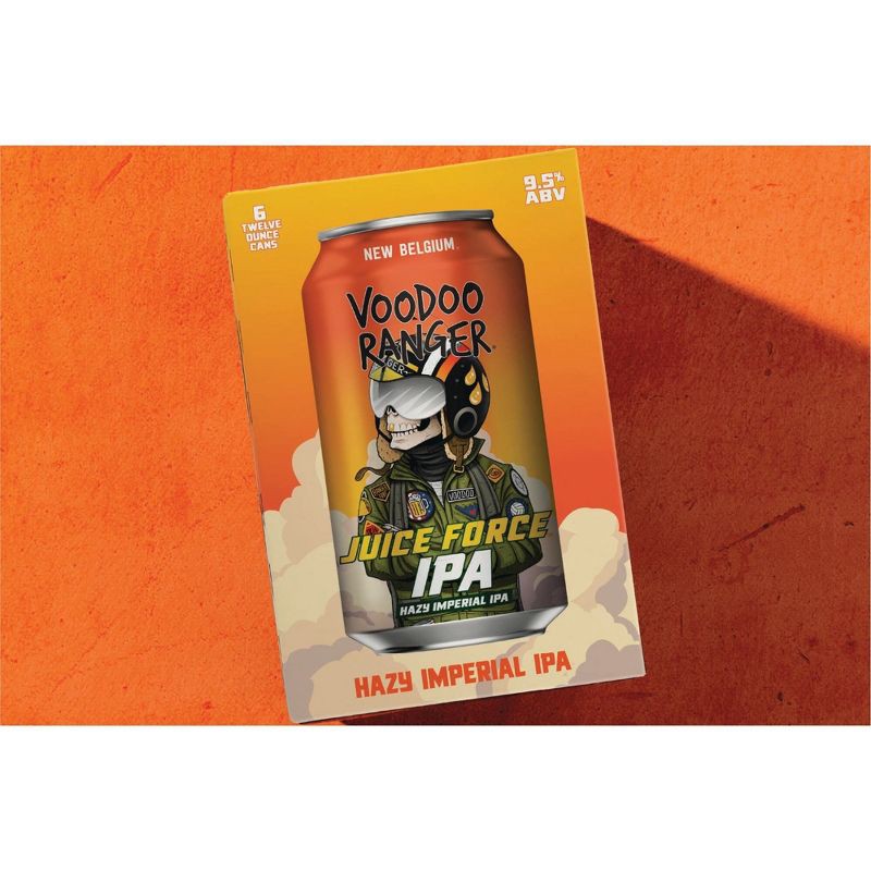 slide 4 of 12, New Belgium Voodoo Ranger Juice Force IPA Beer - 6pk/ 12 fl oz Cans, 6 ct; 12 fl oz