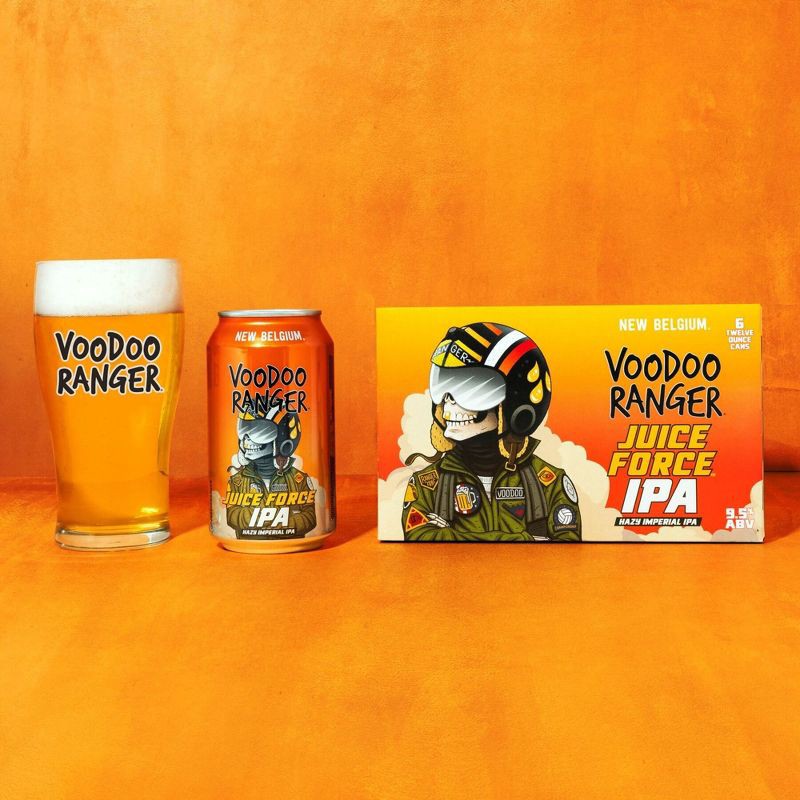 slide 8 of 12, New Belgium Voodoo Ranger Juice Force IPA Beer - 6pk/ 12 fl oz Cans, 6 ct; 12 fl oz