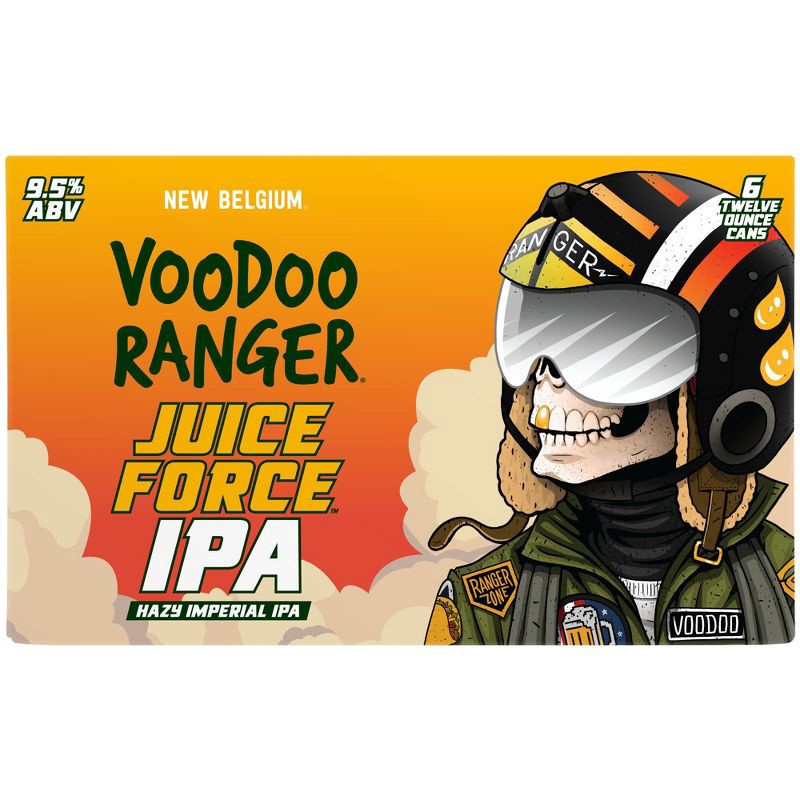 slide 11 of 12, New Belgium Voodoo Ranger Juice Force IPA Beer - 6pk/ 12 fl oz Cans, 6 ct; 12 fl oz