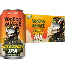 New Belgium Voodoo Ranger Juice Force IPA Beer - 6pk/ 12 fl oz Cans