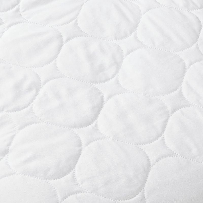slide 2 of 2, Twin/Twin XL Waterproof Quilted Mattress Pad - Room Essentials™: Microfiber, Stain Release, 180 Thread Count, 1 ct