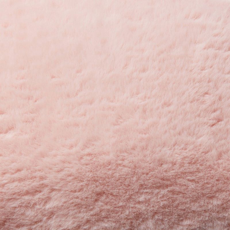 slide 3 of 4, Plush Body Pillow Cover Light Pink - Room Essentials™, 1 ct