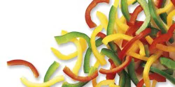 Fresh Sliced Rainbow Peppers