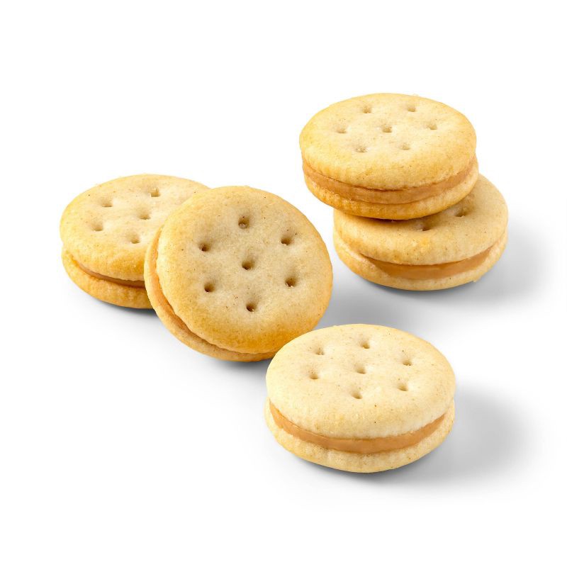 slide 4 of 5, Organic Mini Peanut Butter Sandwich Crackers - 8oz/8ct - Good & Gather™, 8 ct; 8 oz
