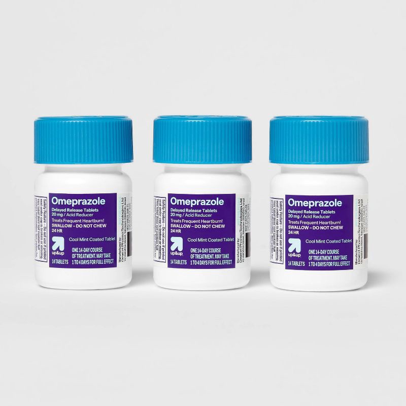 slide 6 of 6, Omeprazole Tablets - Mint - 42ct - up&up™, 42 ct