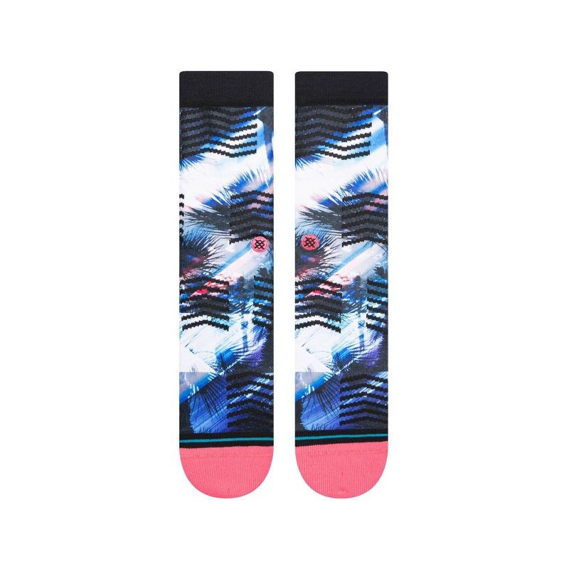 slide 4 of 7, STANCE x WADE Men's Palm Chevron Crew Casual Socks - L, 1 ct