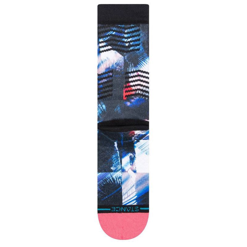 slide 7 of 7, STANCE x WADE Men's Palm Chevron Crew Casual Socks - L, 1 ct