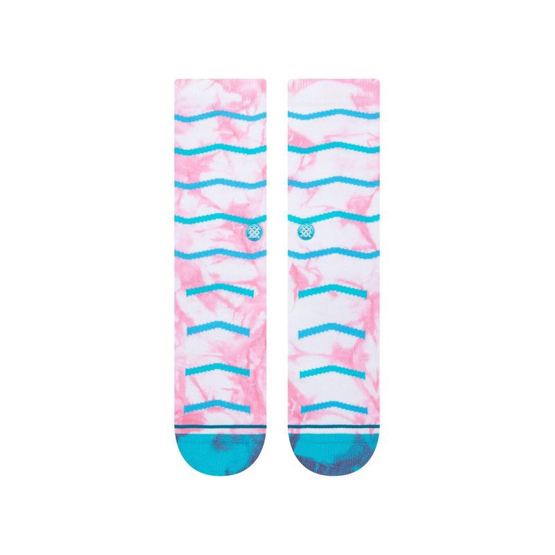 slide 2 of 7, STANCE x WADE Men's Tie-Dye Chevron Crew Casual Socks - L, 1 ct