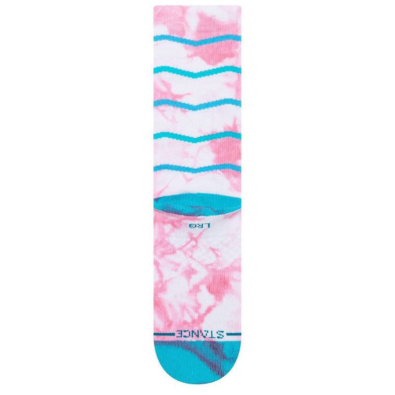 slide 5 of 7, STANCE x WADE Men's Tie-Dye Chevron Crew Casual Socks - L, 1 ct