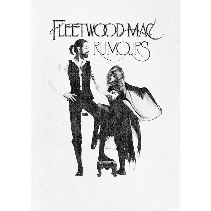 slide 2 of 2, Merch Traffic Men's Fleetwood Mac Short Sleeve Graphic T-Shirt - White L, 1 ct