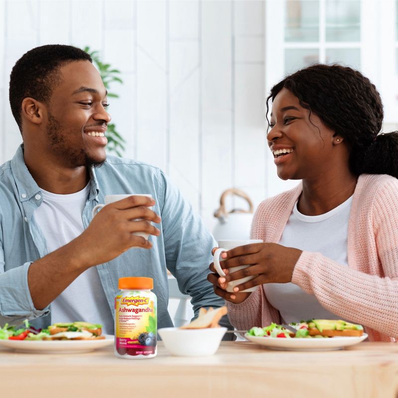 slide 4 of 5, Emergen-C Ashwagandha Immune and Stress Gummies - 36ct, 36 ct