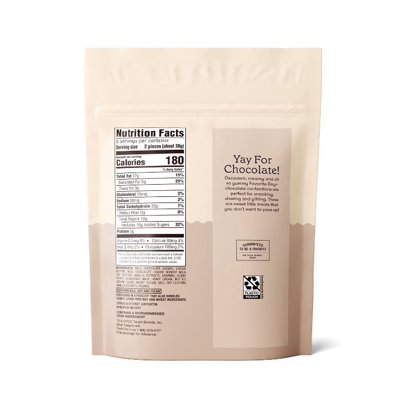 slide 2 of 3, Milk Chocolate Pecan Caramel Crunchy Clusters Candy - 6.5oz - Favorite Day™, 6.5 oz