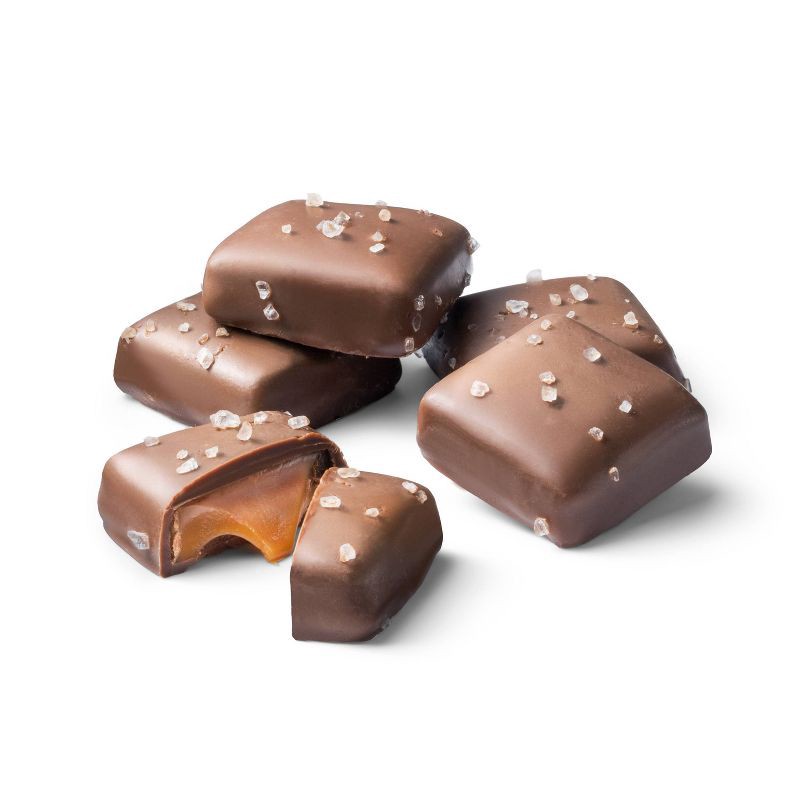 slide 3 of 3, Milk Chocolate Sea Salt Caramels Candy - 11oz - Favorite Day™, 11 oz