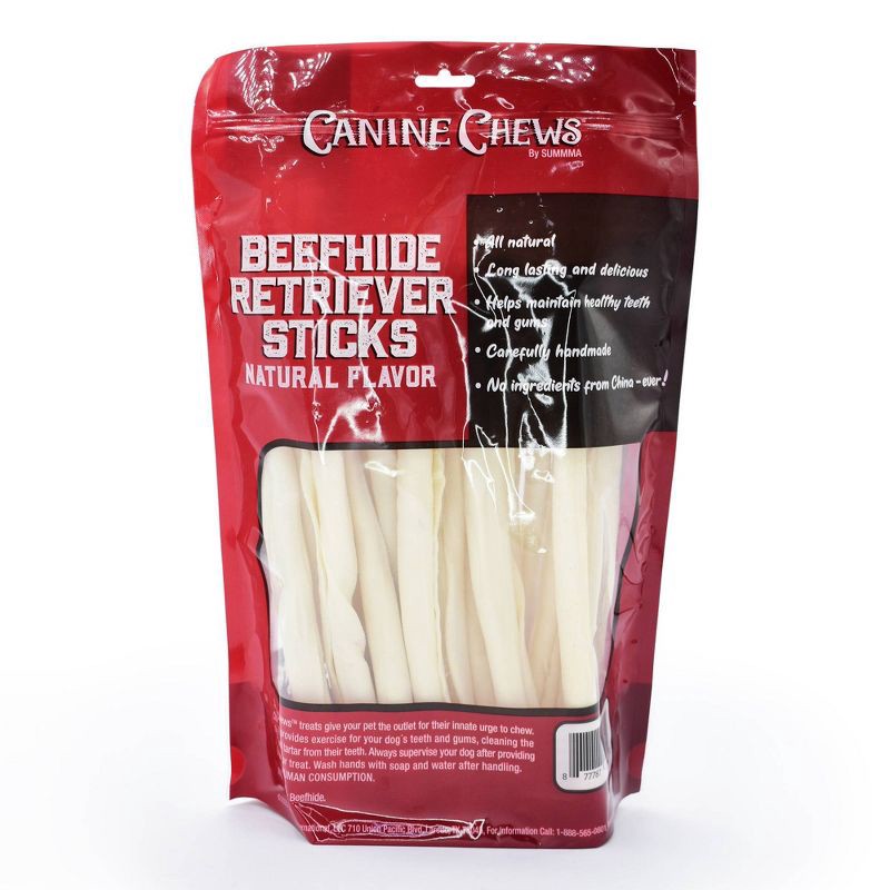 slide 2 of 4, Canine Chews Natural Beef Rawhide Dog Treats - 18ct, 18 ct